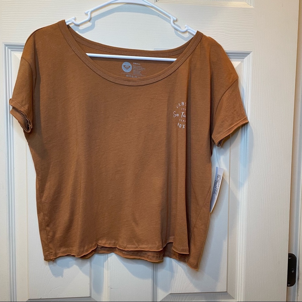 NWT Roxy Cropped Tee